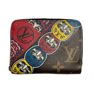 Louis Vuitton Daruma Wallet Canvas Monogram Brown